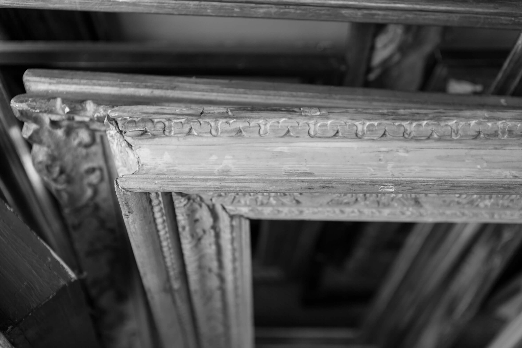 At Bourlet we collect original period frames to ensure that our reproductions are faithful to the period.