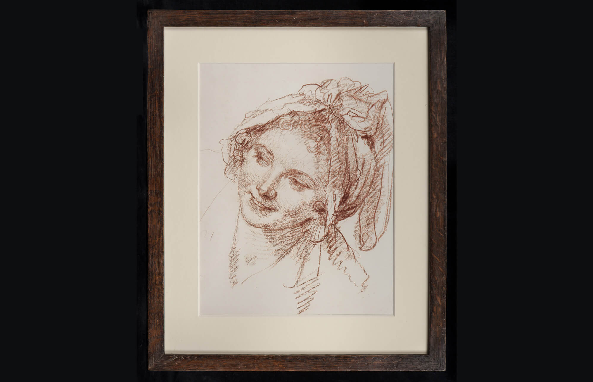 Old master Italian red chalk drawing